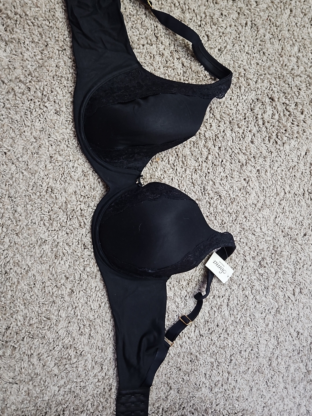 Sonoma Black Lace-Detail Underwire Bra